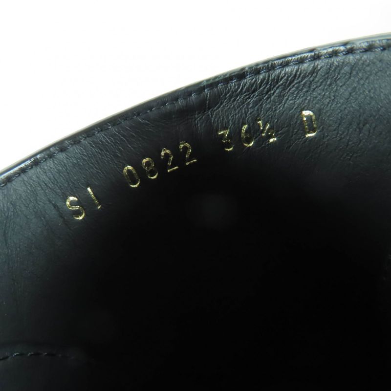 Christian DIOR Empreinte Dior Empreinte Leather Short Boots With CD Logo