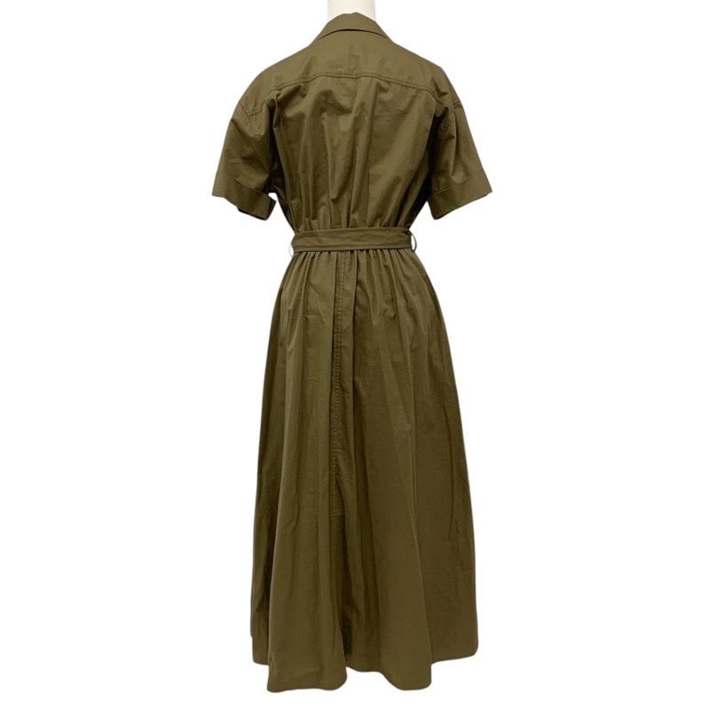 Celine Dress Cotton Khaki Gold Safari