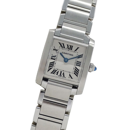 Cartier Watch Ladies Brand Tank FrançAise Sm Quartz Qz Stainless Steel