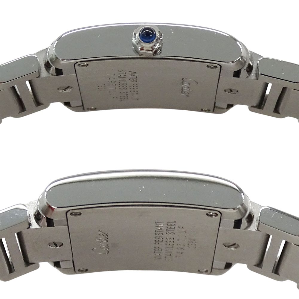 Cartier Watch Ladies Brand Tank FrançAise Sm Quartz Qz Stainless Steel