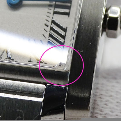 Cartier Watch Ladies Brand Tank FrançAise Sm Quartz Qz Stainless Steel