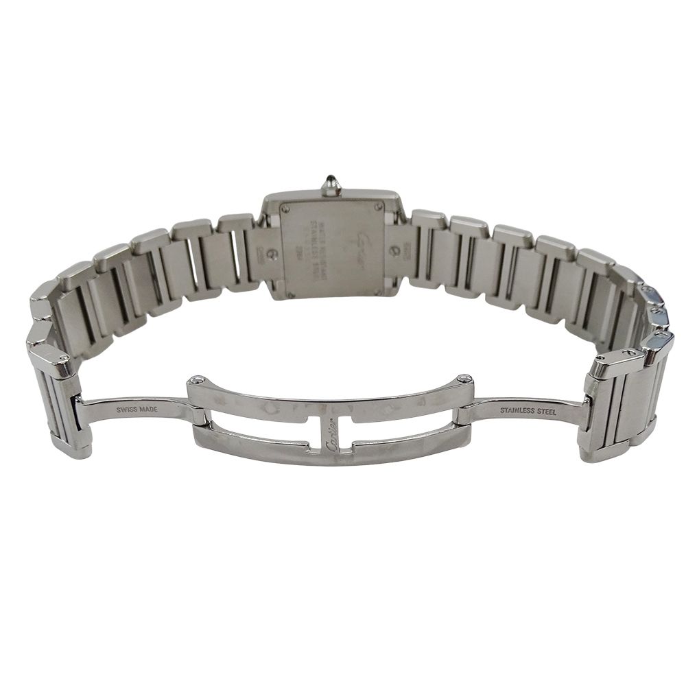 Cartier Watch Ladies Brand Tank FrançAise Sm Quartz Qz Stainless Steel