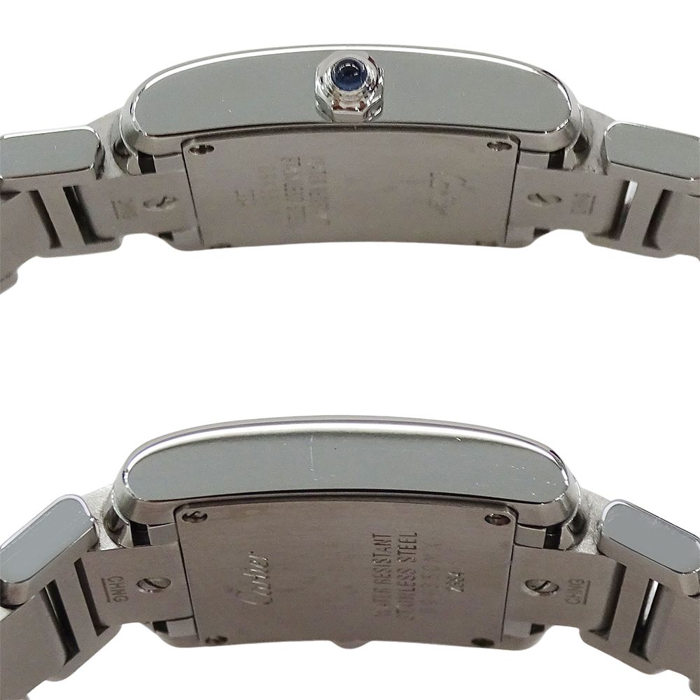Cartier Watch Ladies Brand Tank FrançAise Sm Quartz Qz Stainless Steel