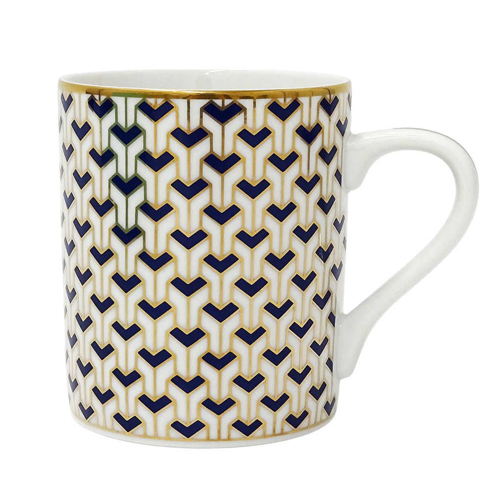 Tiffany&Co Tableware Ladies Men'S Brand Mug Ceramic Manhattan Blue Cup