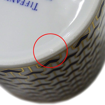 Tiffany&Co Tableware Ladies Men'S Brand Mug Ceramic Manhattan Blue Cup