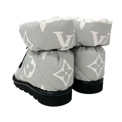 Louis Vuitton Pillow Line Monogram Boots Short Boots Shoes Nylon White Black