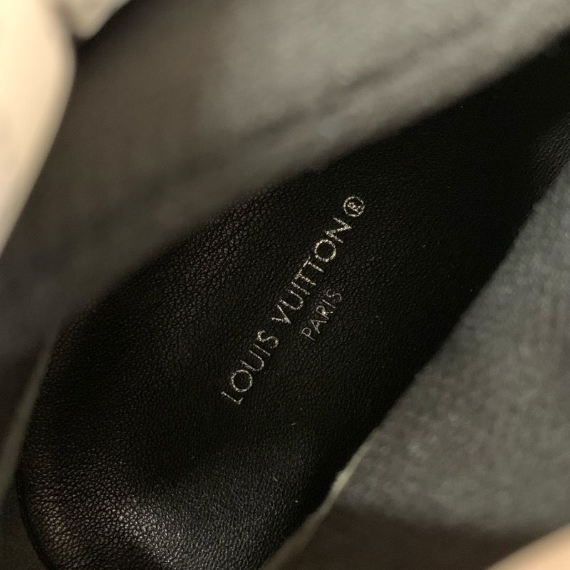 Louis Vuitton Pillow Line Monogram Boots Short Boots Shoes Nylon White Black