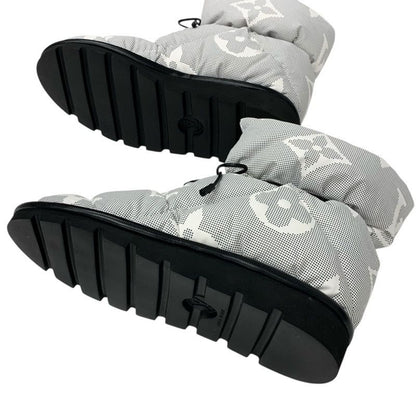 Louis Vuitton Pillow Line Monogram Boots Short Boots Shoes Nylon White Black