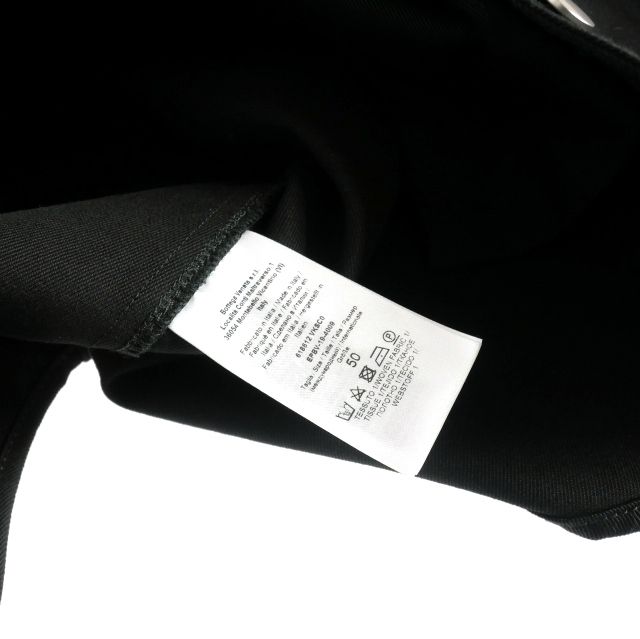 Bottega Veneta 20SS Oversized Cotton Twill Shirt Long Sleeve 50 Black 618612