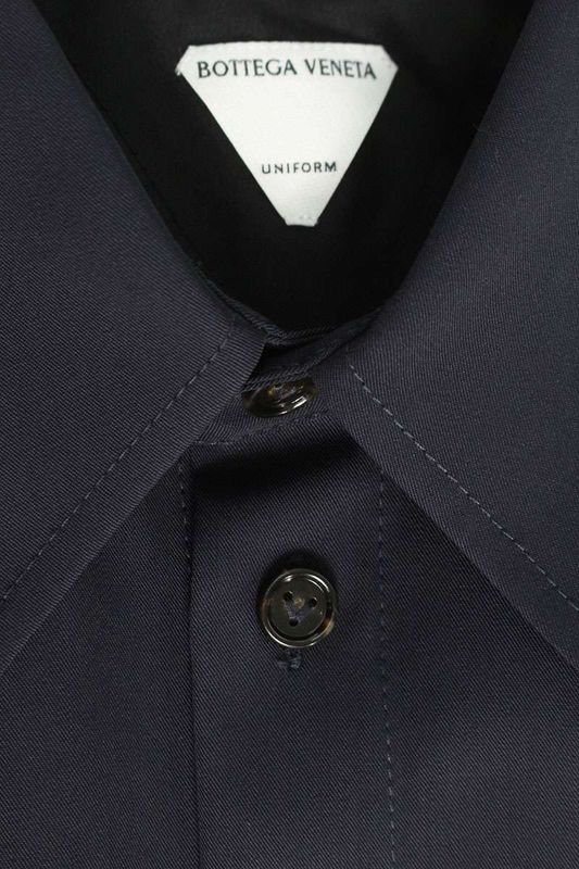 Bottega Veneta 801281 V2uk0 Wool Long Sleeve Shirt Men 48