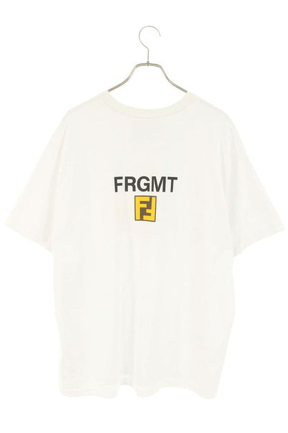 Fendi X Fragment Fy1144 AQJL Character Logo Print T-shirt Men XXL