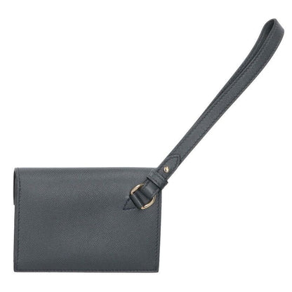 Hermes Kelly Pocket Slim W Engraved Ghardware Epson Card Case With Strap Men's