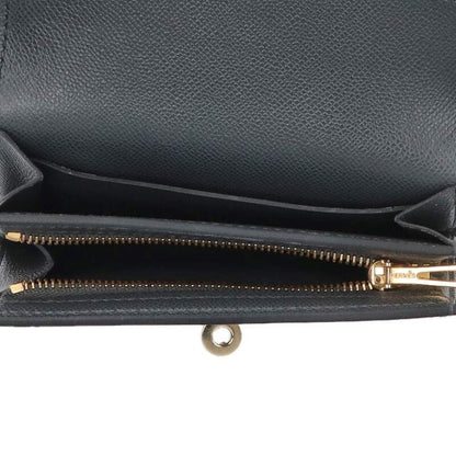 Hermes Kelly Pocket Slim W Engraved Ghardware Epson Card Case With Strap Men's