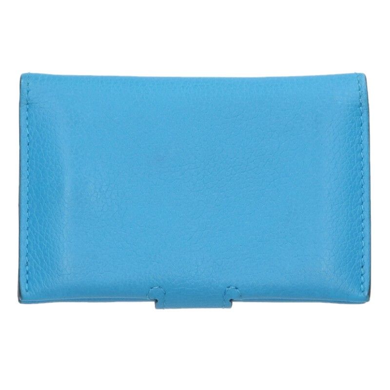 Hermes RMS W Engraved Serie Button Evercolor Card Case Men's