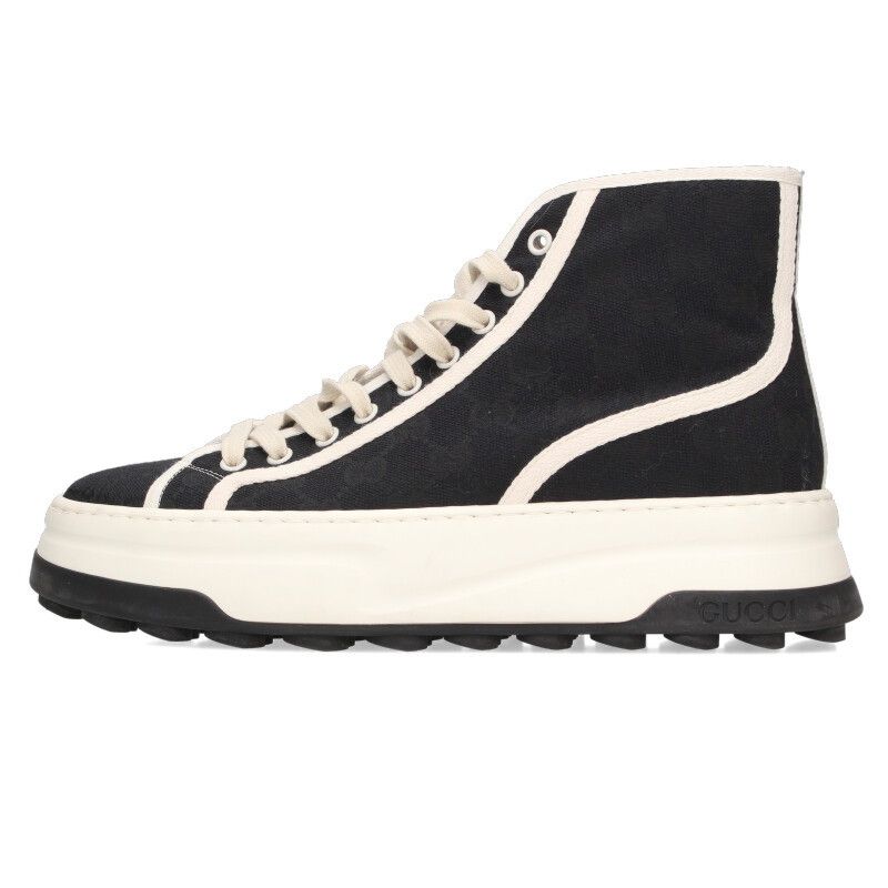 Gucci Tennis 1977 GG Canvas High Cut Sneakers Men's 7