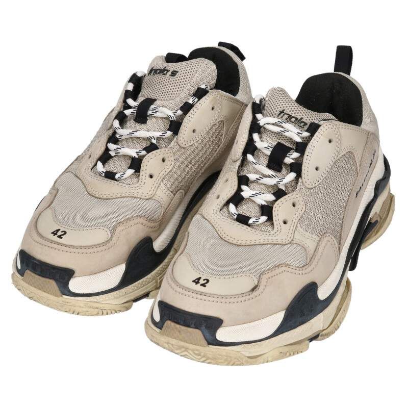 Balenciaga Triple S Trainers Triple Scuff Up Sneakers Men's 42