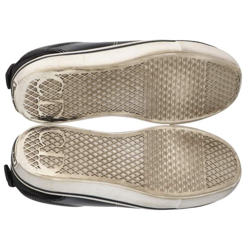 Dior Homme 17hdc Suede Switched Leather Low Cut Sneakers Men's 42