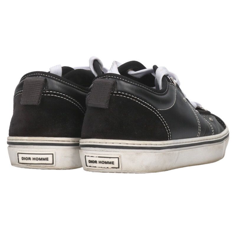 Dior Homme 17hdc Suede Switched Leather Low Cut Sneakers Men's 42