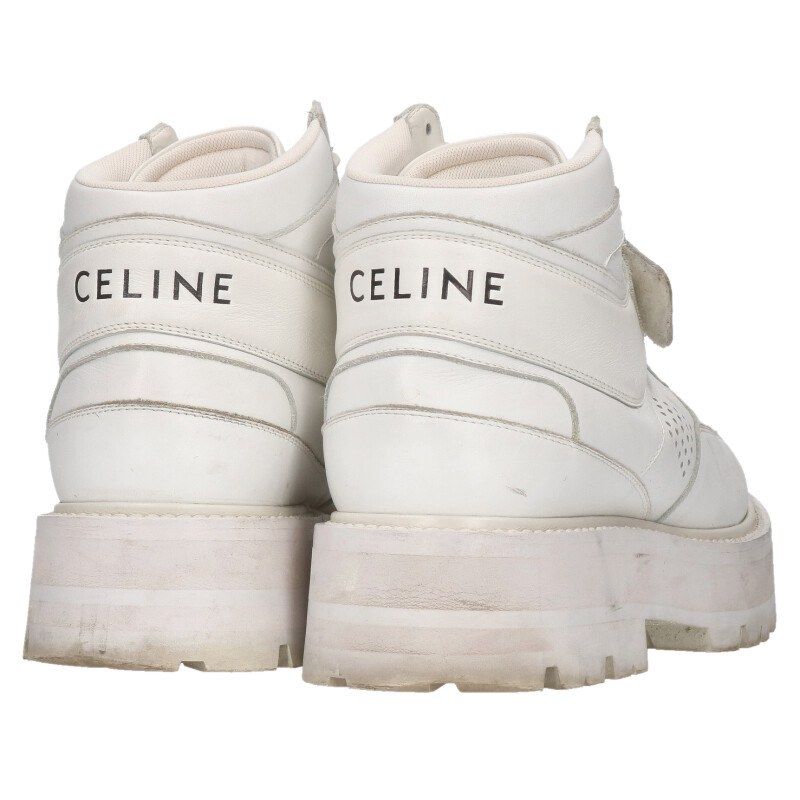 Celine Bulky Logo High Cut Sneakers Men's 41