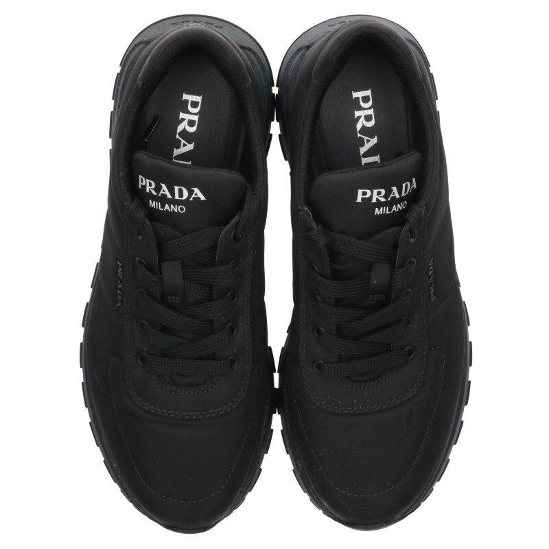 Prada 4e3476 Nylon Low Cut Sneakers Men's 7
