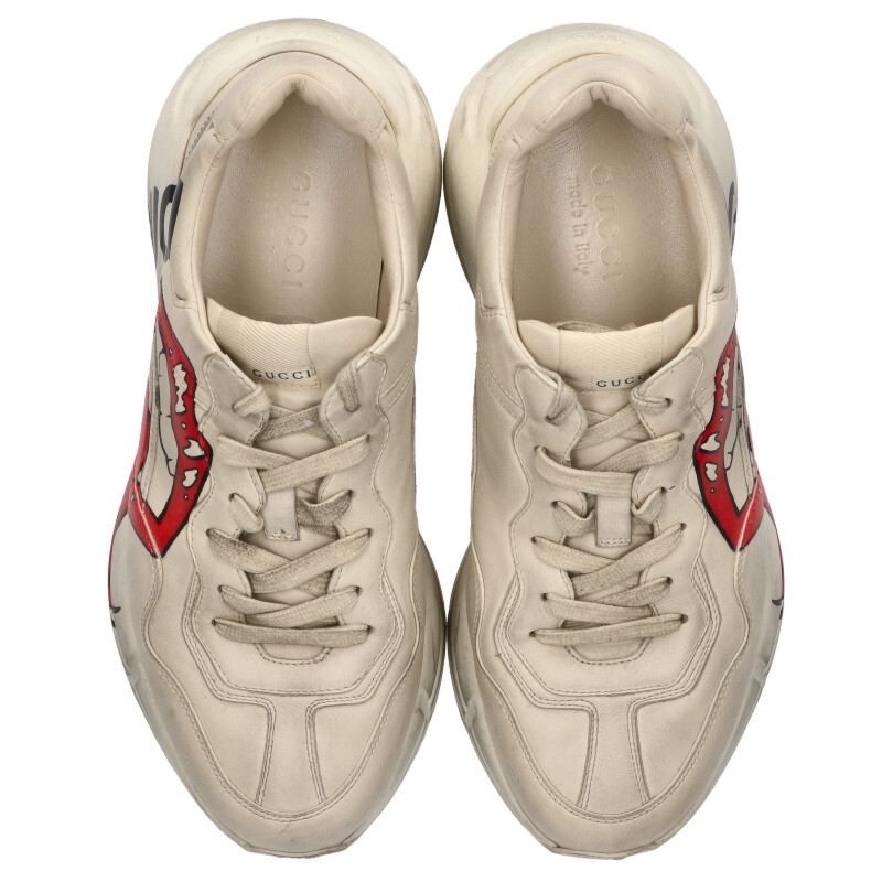 Gucci Lytton 552089 Lip Print Sneakers Men's 8