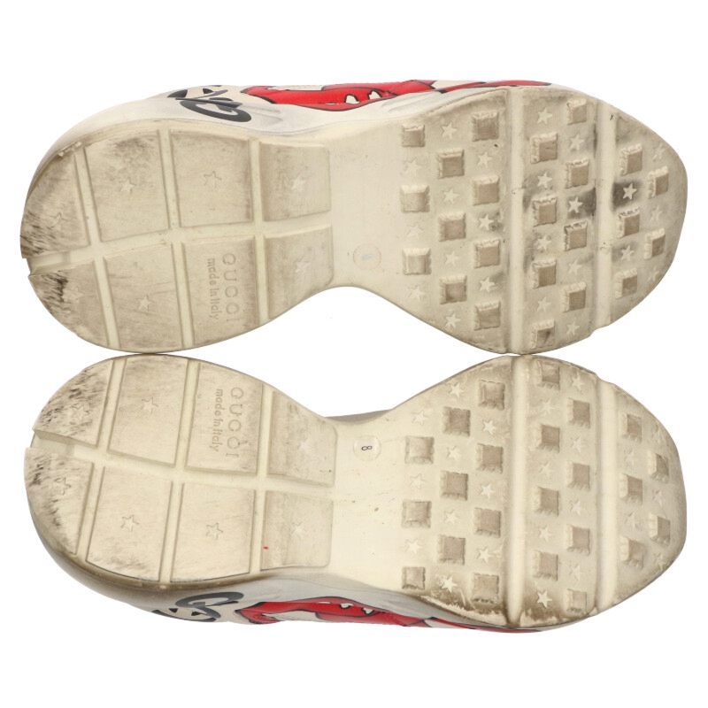 Gucci Lytton 552089 Lip Print Sneakers Men's 8