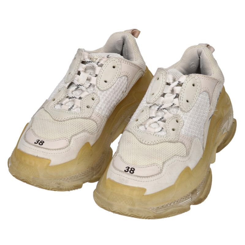 Balenciaga Triple S Trainers Triple Scuff Up Sneakers Men's 38