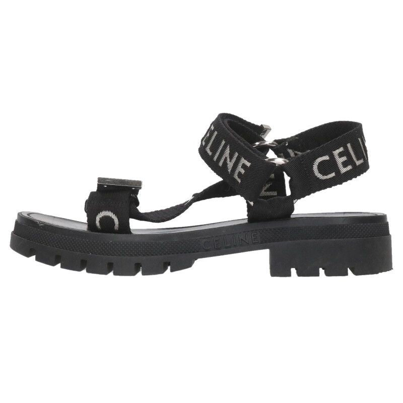 Celine Leo Logo Strap Sandals Men's 41