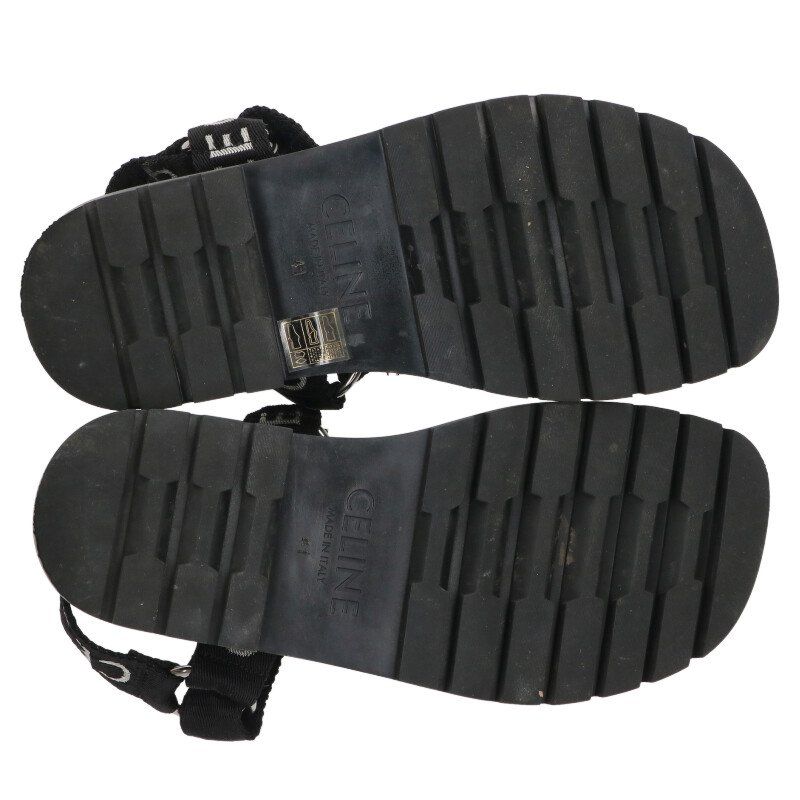 Celine Leo Logo Strap Sandals Men's 41