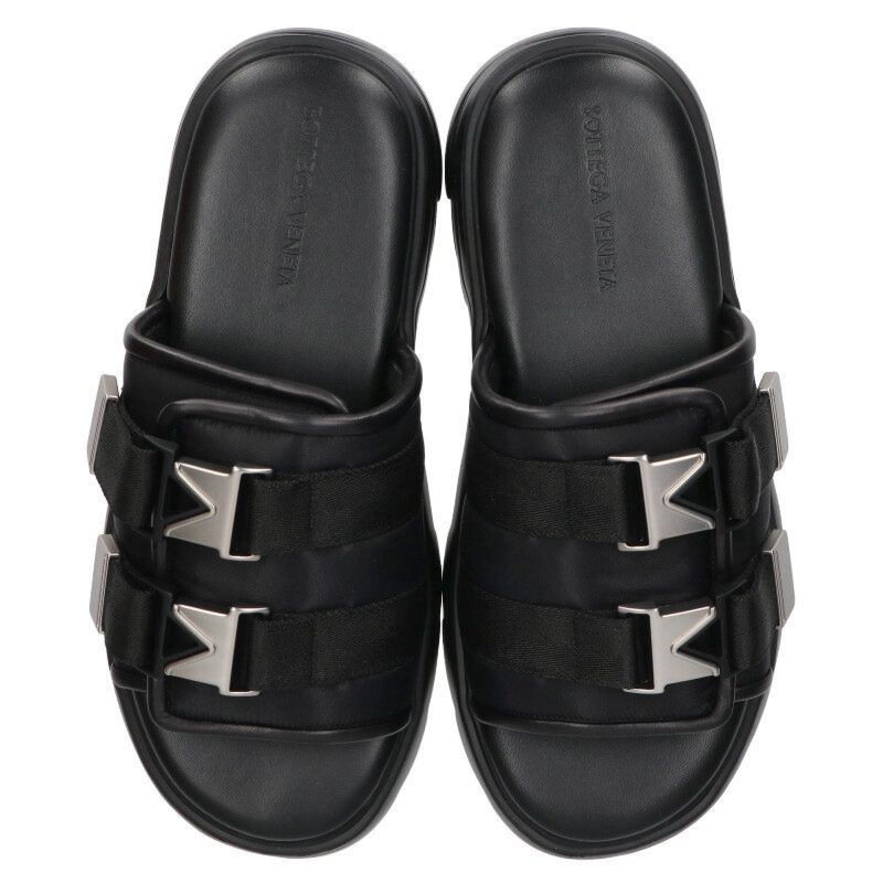 Bottega Veneta Flash Double Buckle Flash Sandal Men's 45