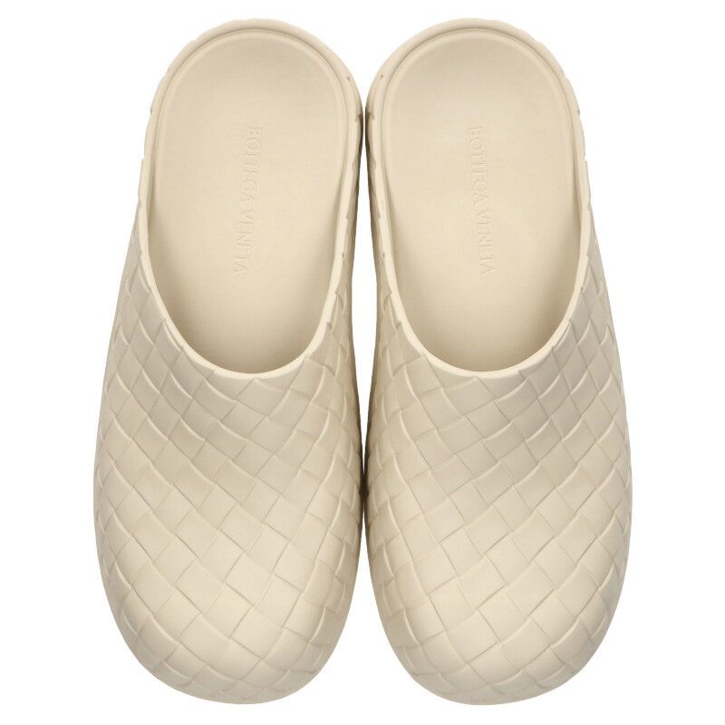 Bottega Veneta Beebee Clogs Intrecciato Rubber Sandal Men's 45