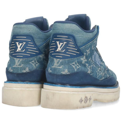 Louis Vuitton Oberkampflin Monogram Denim Boots Men's 8.5