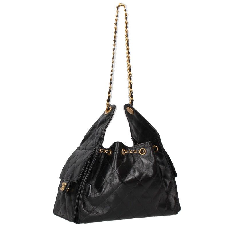 Chanel As5293 Chanel 25 Small Shiny Calfskin Handbag Women