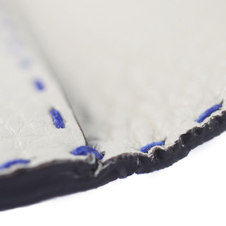 Fendi Alda 326 Clutch Bag 8n0104 Leather Blue White Selleria Second Bag Turnlock