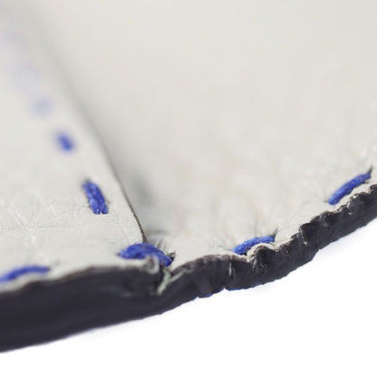 Fendi Alda 326 Clutch Bag 8n0104 Leather Blue White Selleria Second Bag Turnlock