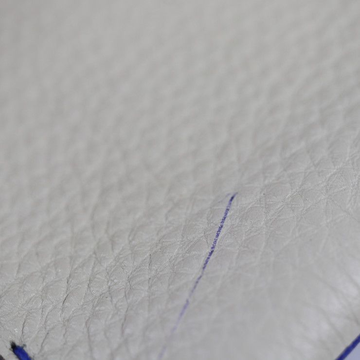 Fendi Alda 326 Clutch Bag 8n0104 Leather Blue White Selleria Second Bag Turnlock