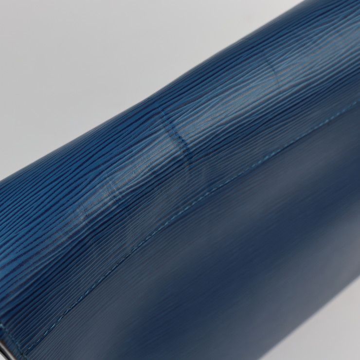 Louis Vuitton Harrington Messenger PM Shoulder Bag M53407 Epi Leather Blue