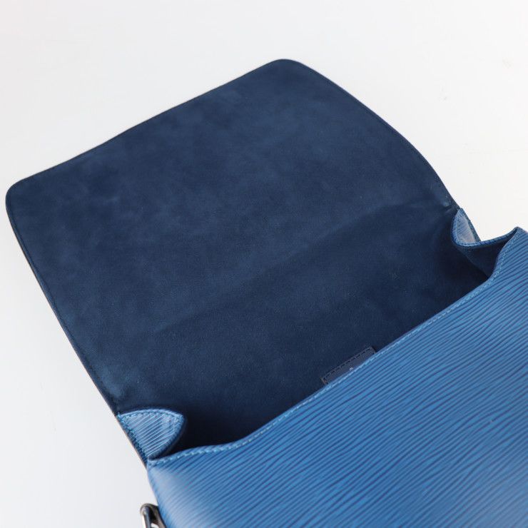 Louis Vuitton Harrington Messenger PM Shoulder Bag M53407 Epi Leather Blue