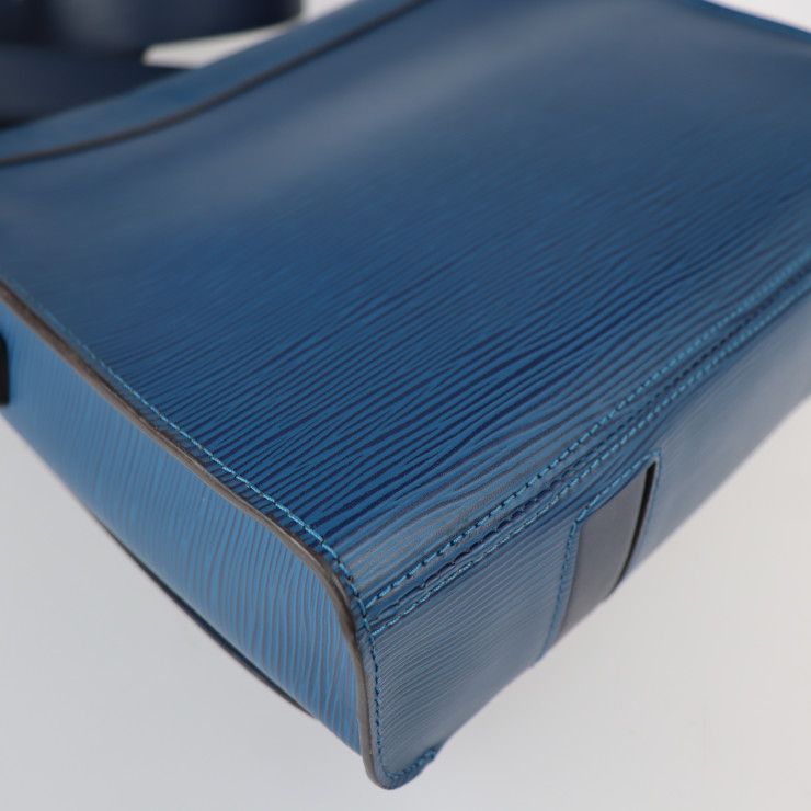 Louis Vuitton Harrington Messenger PM Shoulder Bag M53407 Epi Leather Blue