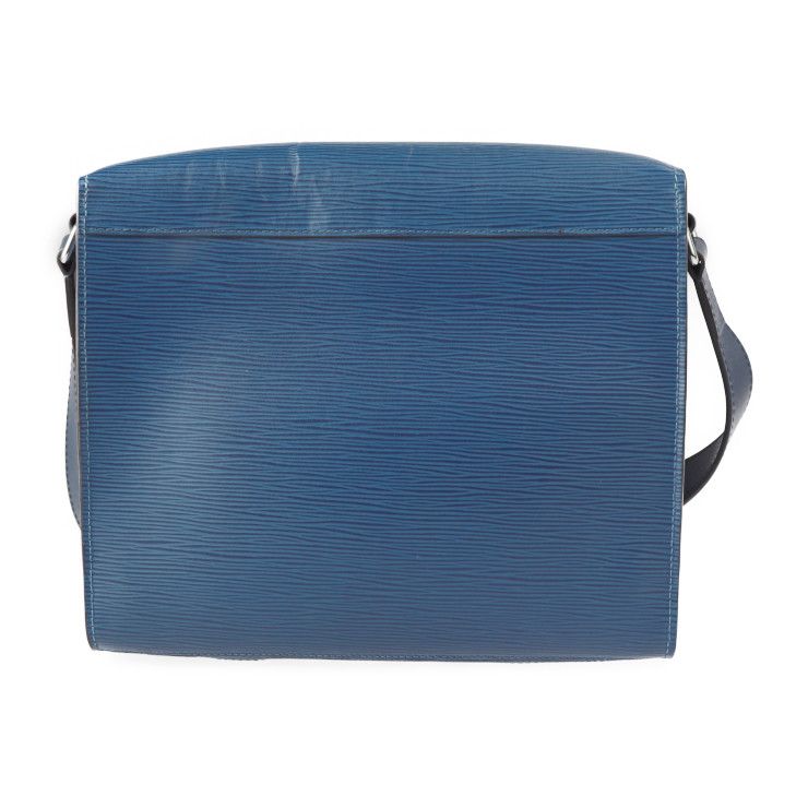 Louis Vuitton Harrington Messenger PM Shoulder Bag M53407 Epi Leather Blue