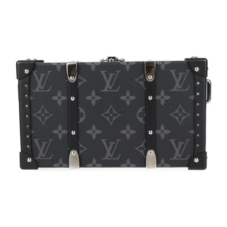 Louis Vuitton Neo Wallet Trunk Shoulder Bag M20954 Monogram Eclipse Black Gray