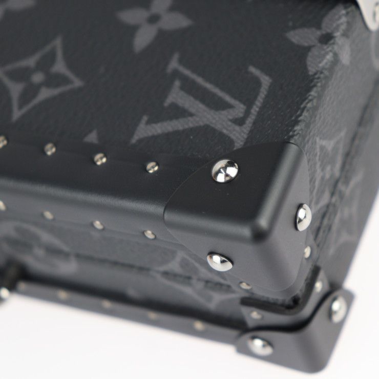 Louis Vuitton Neo Wallet Trunk Shoulder Bag M20954 Monogram Eclipse Black Gray