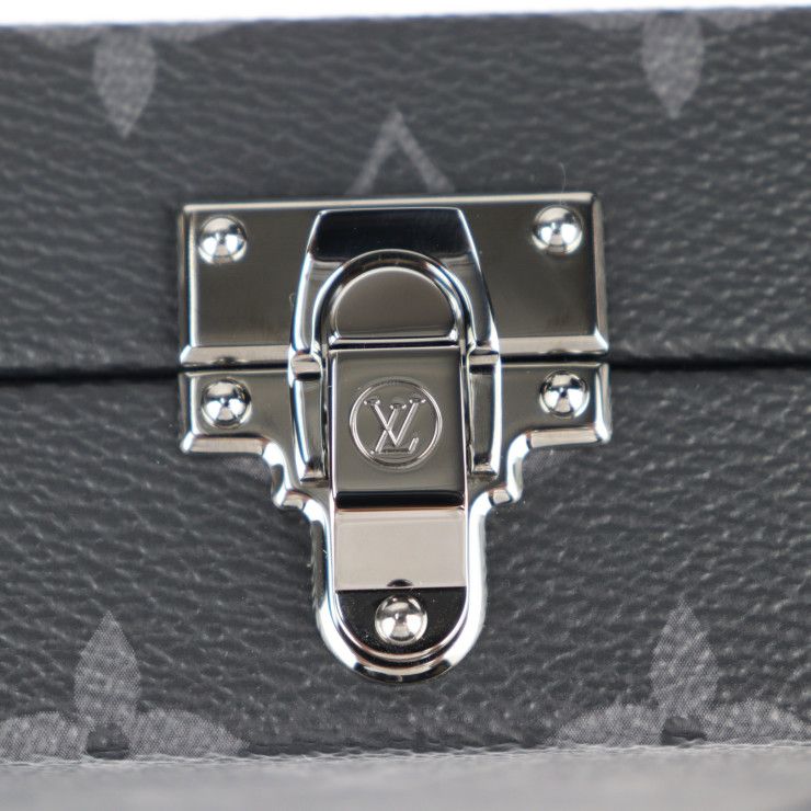 Louis Vuitton Neo Wallet Trunk Shoulder Bag M20954 Monogram Eclipse Black Gray