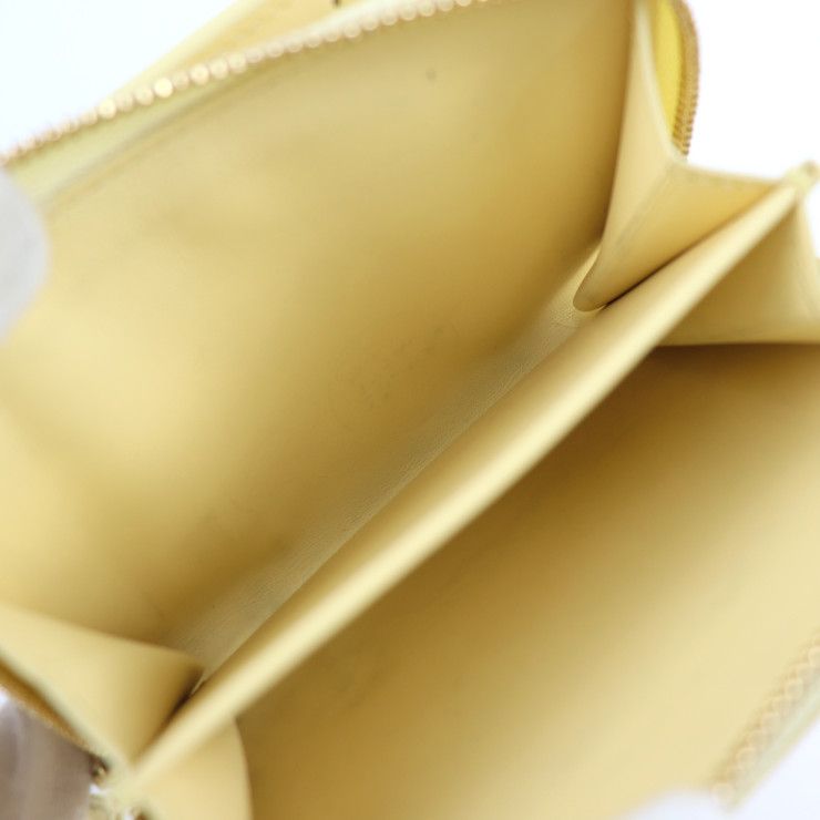 Louis Vuitton Portefeuille Roux Bifold Wallet M82288 Calf Leather Jeanne Gold