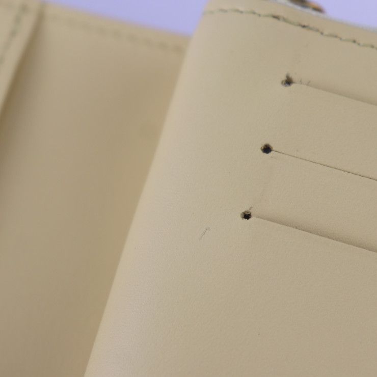 Louis Vuitton Portefeuille Roux Bifold Wallet M82288 Calf Leather Jeanne Gold