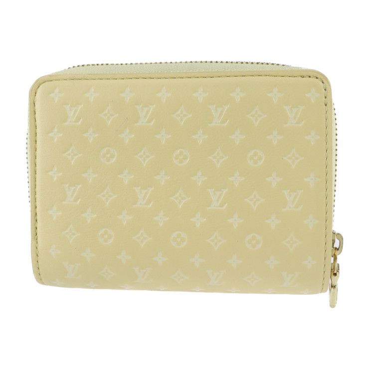 Louis Vuitton Portefeuille Roux Bifold Wallet M82288 Calf Leather Jeanne Gold