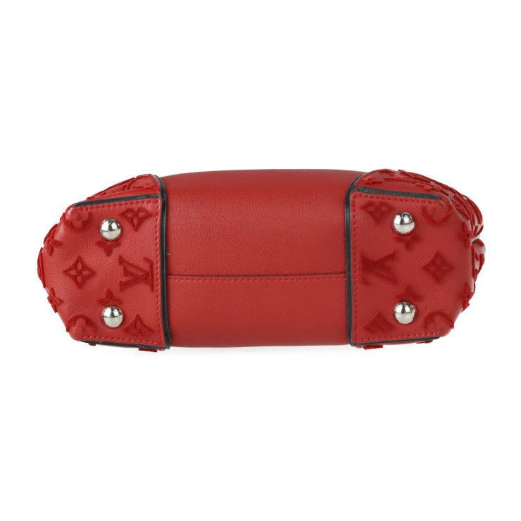 Louis Vuitton Tote W BB Handbag M94629 Vaux Cashmereleather Threes Redish Black