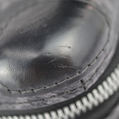 Louis Vuitton Horizon Clutch Shoulder Bag M45579 PVC Leather Black Gray Silver