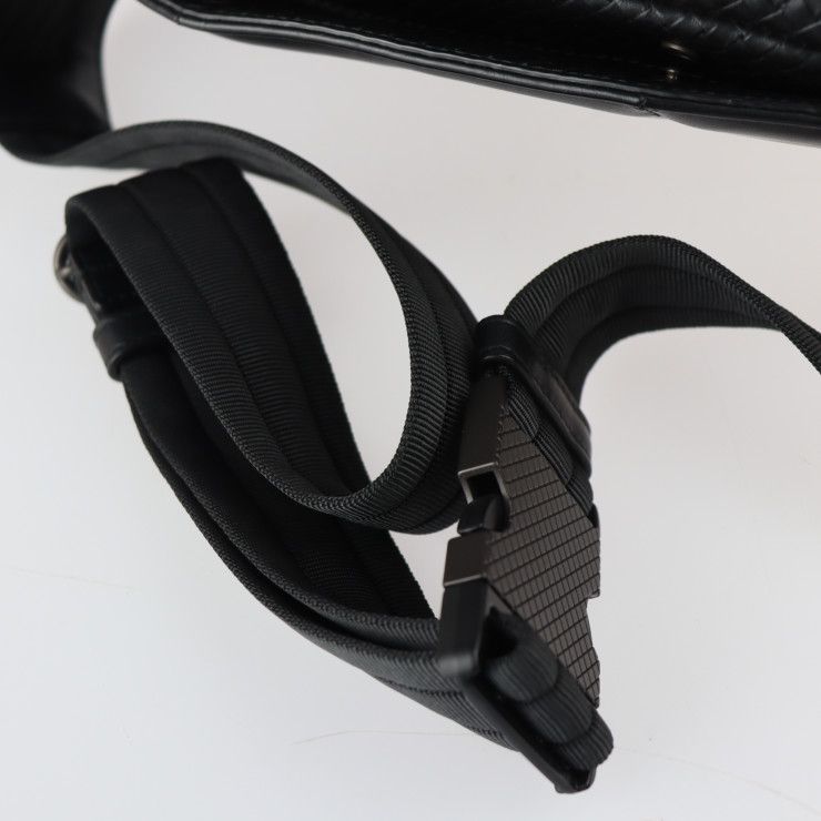 Bottega Veneta BELT BAG IN Micro Intrecciato Embossed Waist Bag 547889 Calfleath