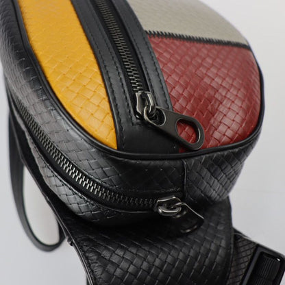 Bottega Veneta BELT BAG IN Micro Intrecciato Embossed Waist Bag 547889 Calfleath